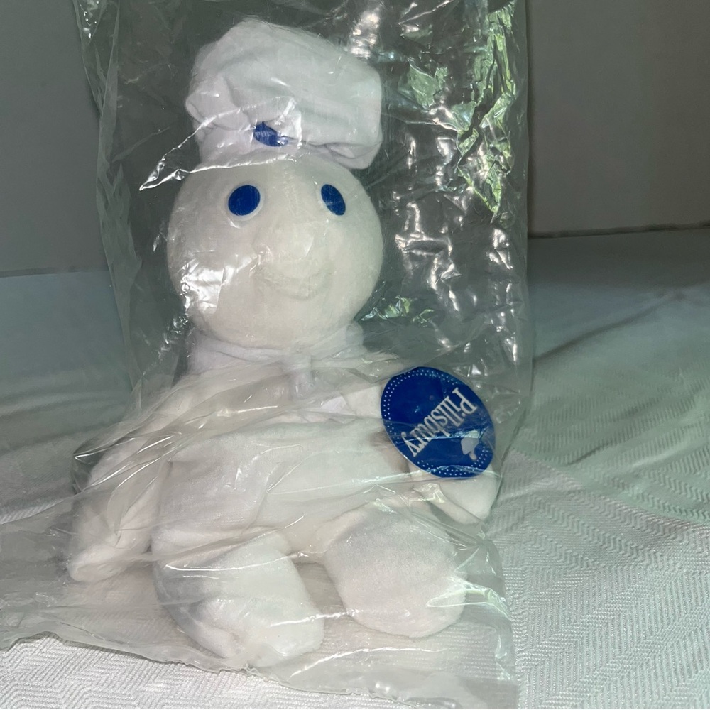 Pillsbury Doughboy‎ Bean Bag Plush in Sealed Packaging Vintage 1997